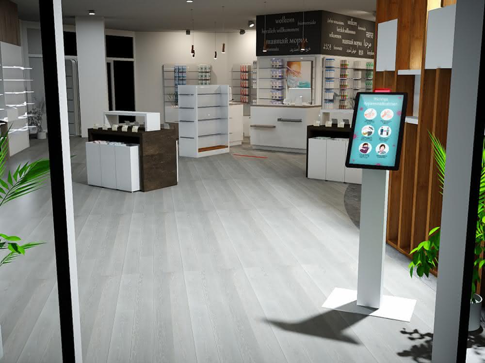 Digital Butler: Admission system for pharmacies