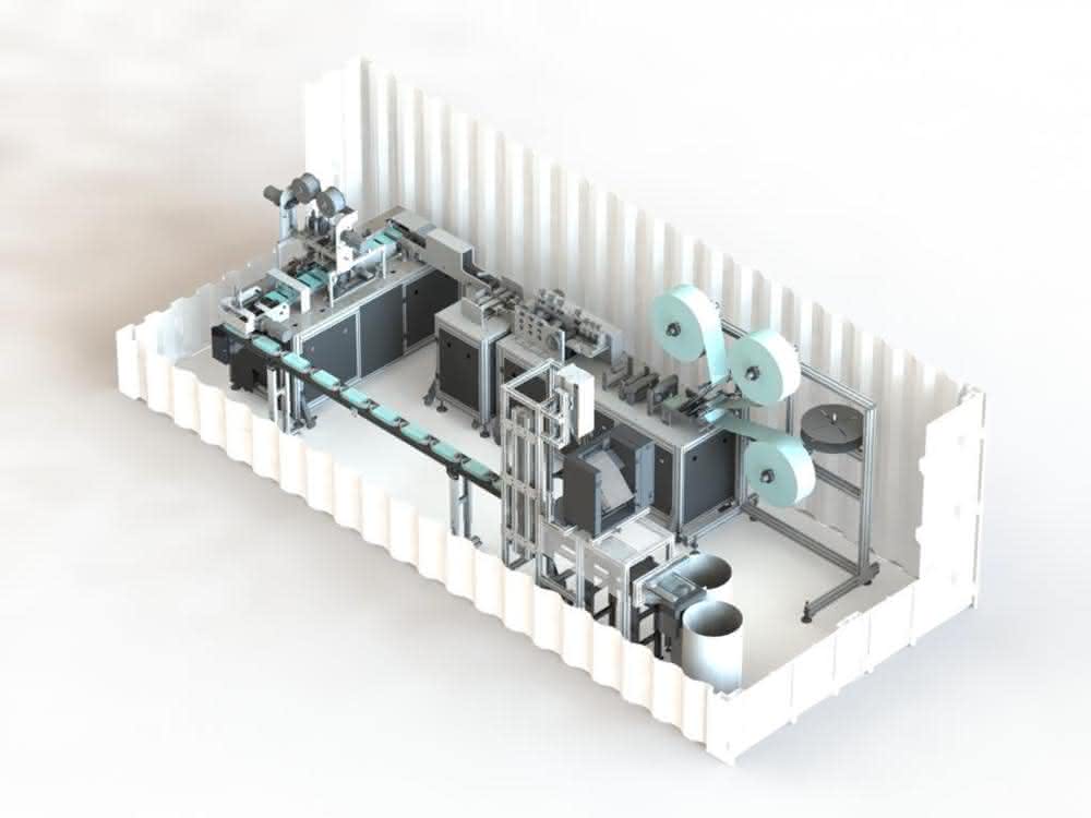 RespiratorBot: Mini-Fabrik für Masken