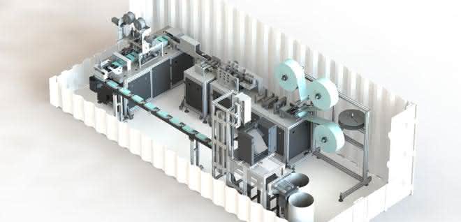 RespiratorBot: Mini factory for masks