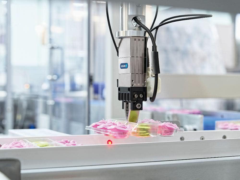 Grippers in the food industry: Metered gripping force for blister handling
