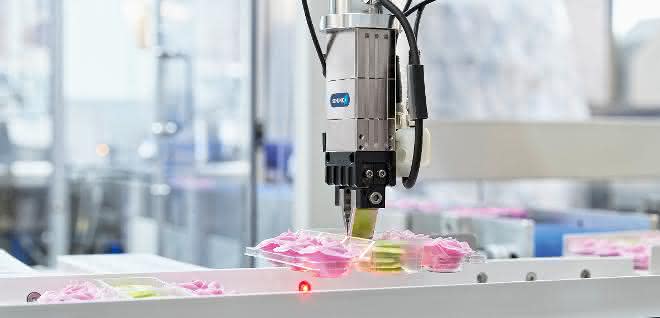 Grippers in the food industry: Metered gripping force for blister handling