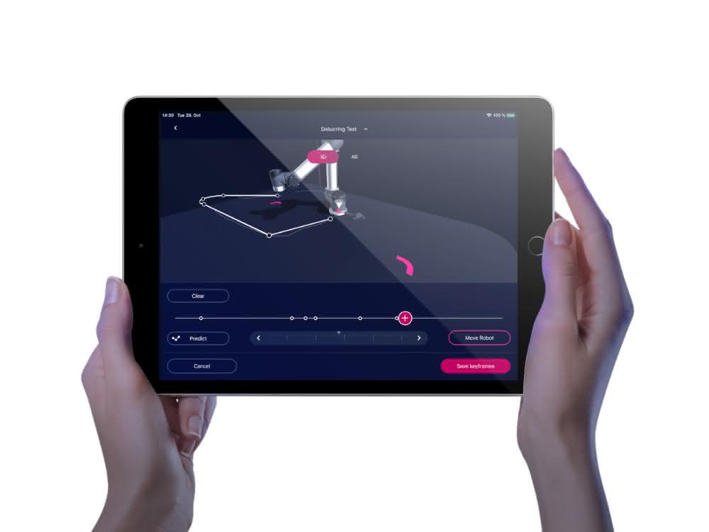 Wandelbots-iPad