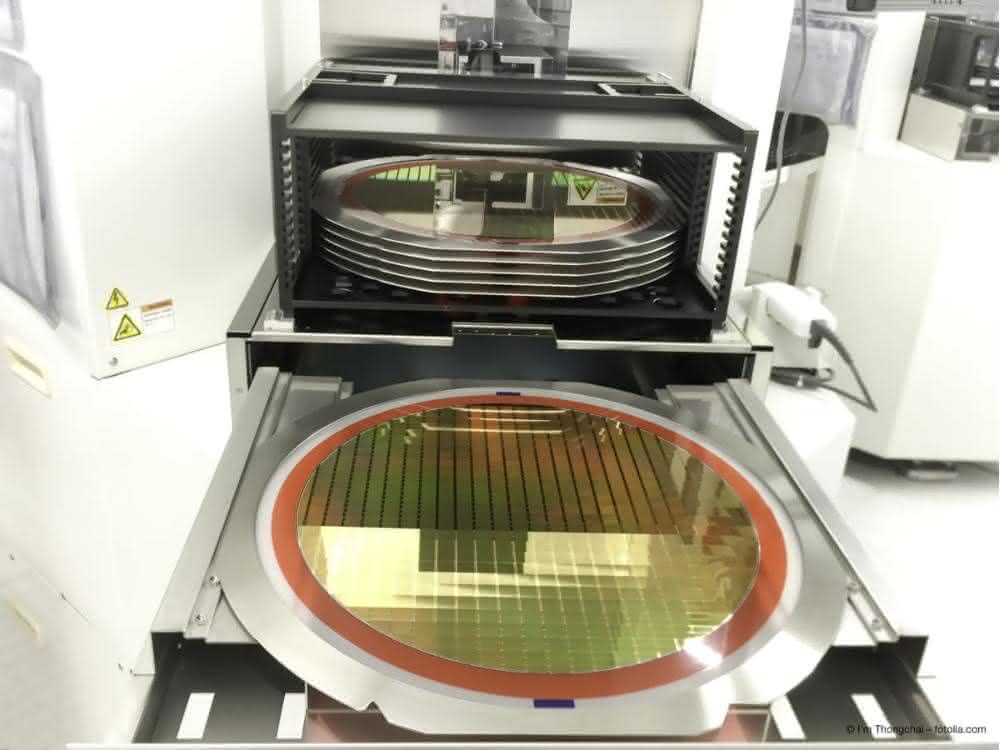 Production of silicon wafers