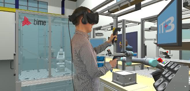 MRK in der Aus- und Weiterbildung: Virtuelle Schulung für die Mensch-Roboter-Kollaboration