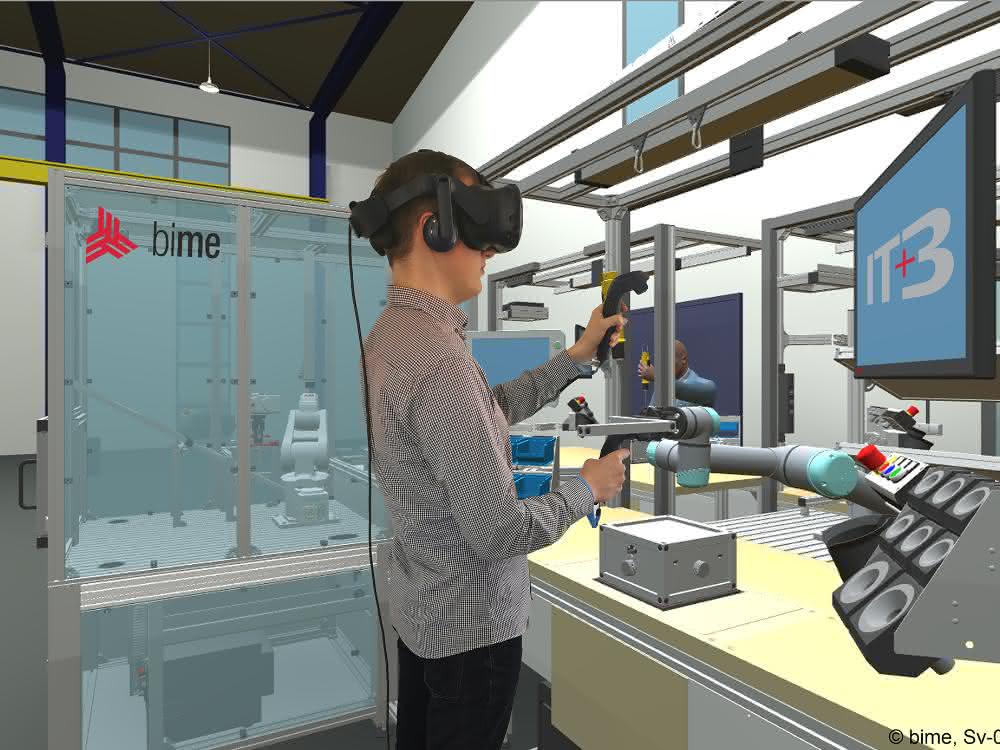 MRK in der Aus- und Weiterbildung: Virtuelle Schulung für die Mensch-Roboter-Kollaboration