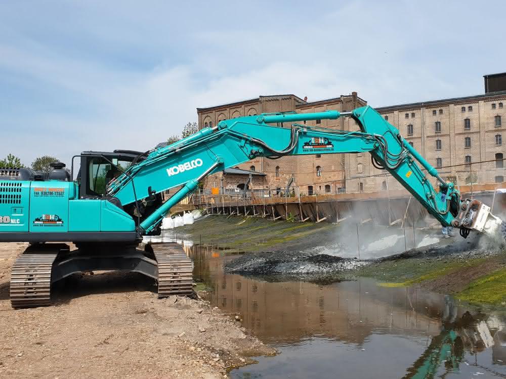 Fräsen-Einsatz für die Wasserkraft