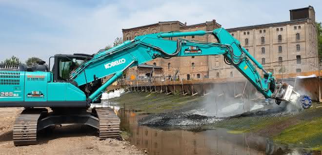 Fräsen-Einsatz für die Wasserkraft