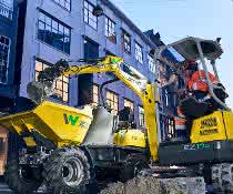 Emissionsfreie Baustelle in der Fußgängerzone