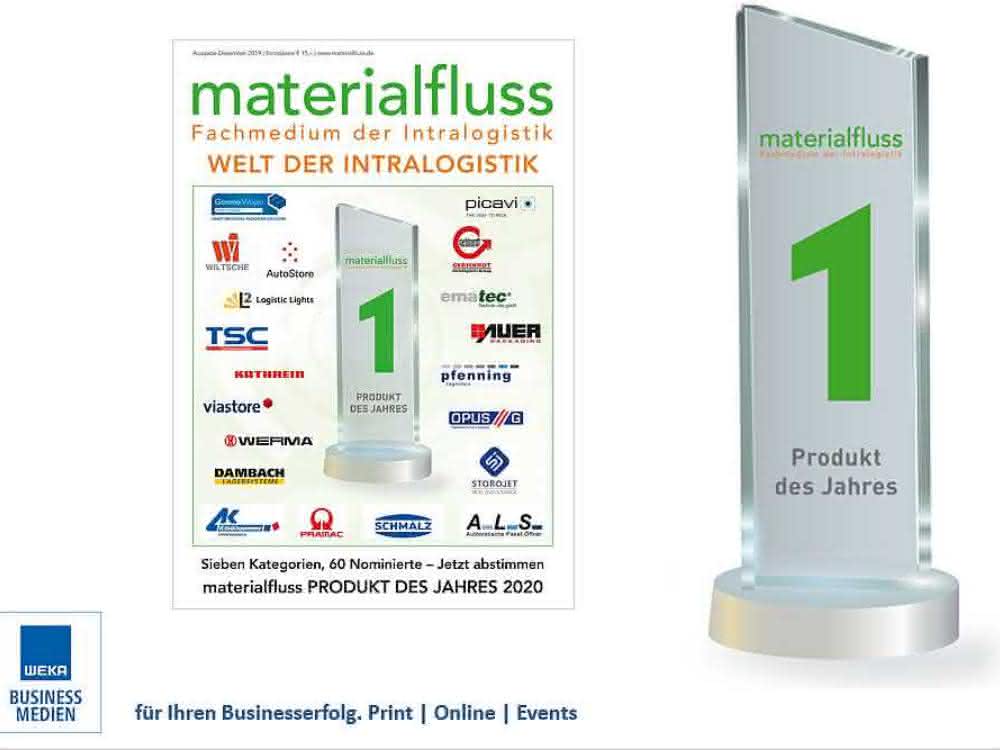 material flow PRODUCTS OF THE YEAR 2020: All winners at a glance