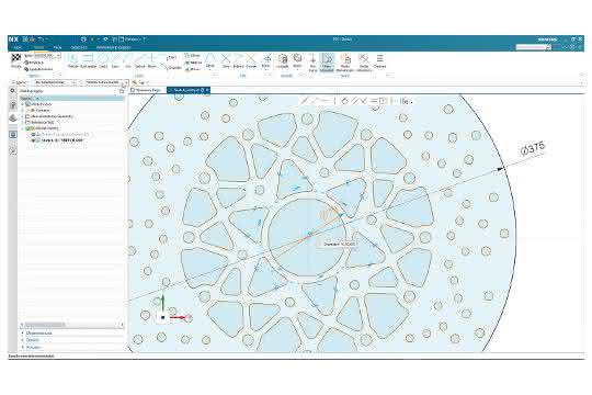 NX-Software von Siemens: Skizzieren im CAD mit KI