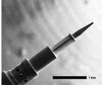Laserdrehteil aus Hartmetall mit Bohrungen