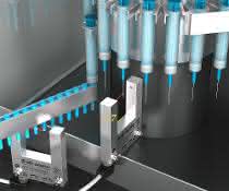 Stainless steel version: Laser fork light barriers with IO-Link