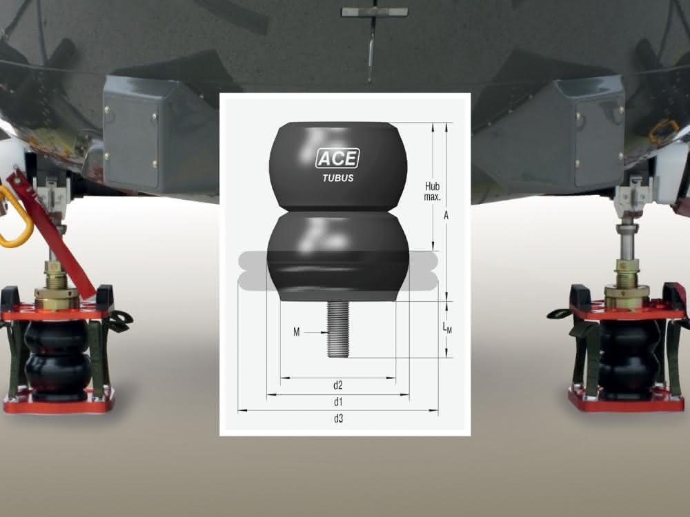 ACE safety damper: Soft landing during helicopter transport