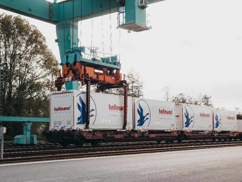 Hellmann is the first user to load at the Lehrte MegaHub
