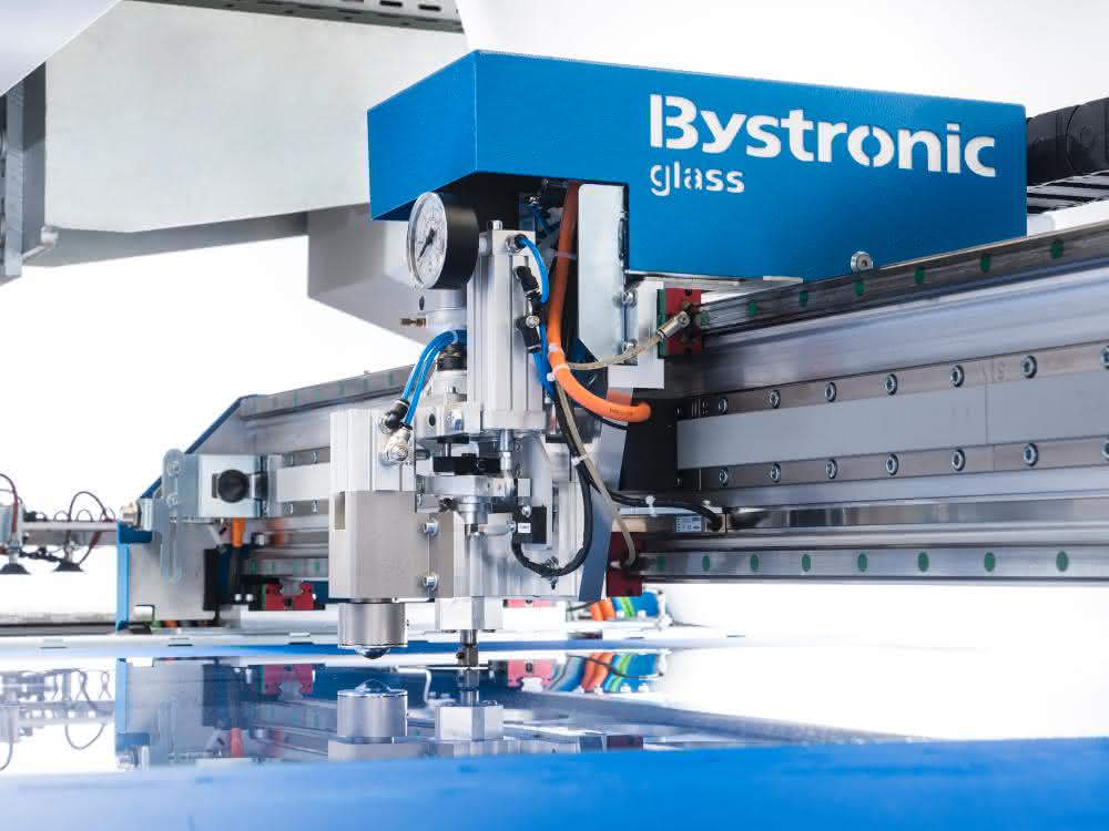 Glass processing machine from Bystronic Maschinen