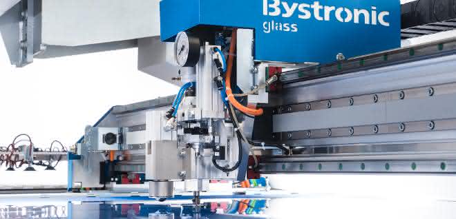 Glass processing machine from Bystronic Maschinen