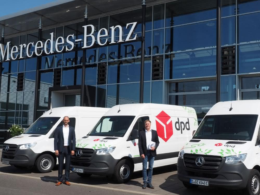 Mercedes-Benz übergibt erstmals eSprinter an DPD Mercedes-Benz übergibt erstmals eSprinter an DPD
