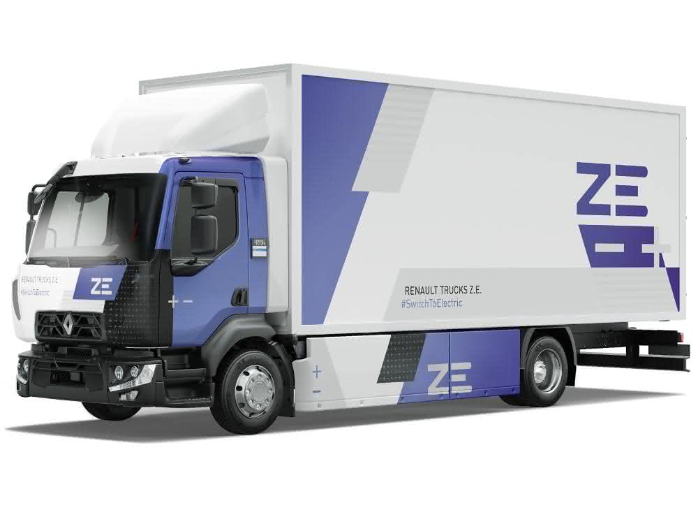 Delanchy Gruppe erhält erstes Serienfahrzeug: Vollelektrische Premiere: Erstes Serienfahrzeug des Renault Truck DZ.E.