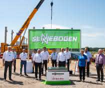 Grundsteinlegung: Sennebogen investiert über 25 Millionen Euro in neuen Standort