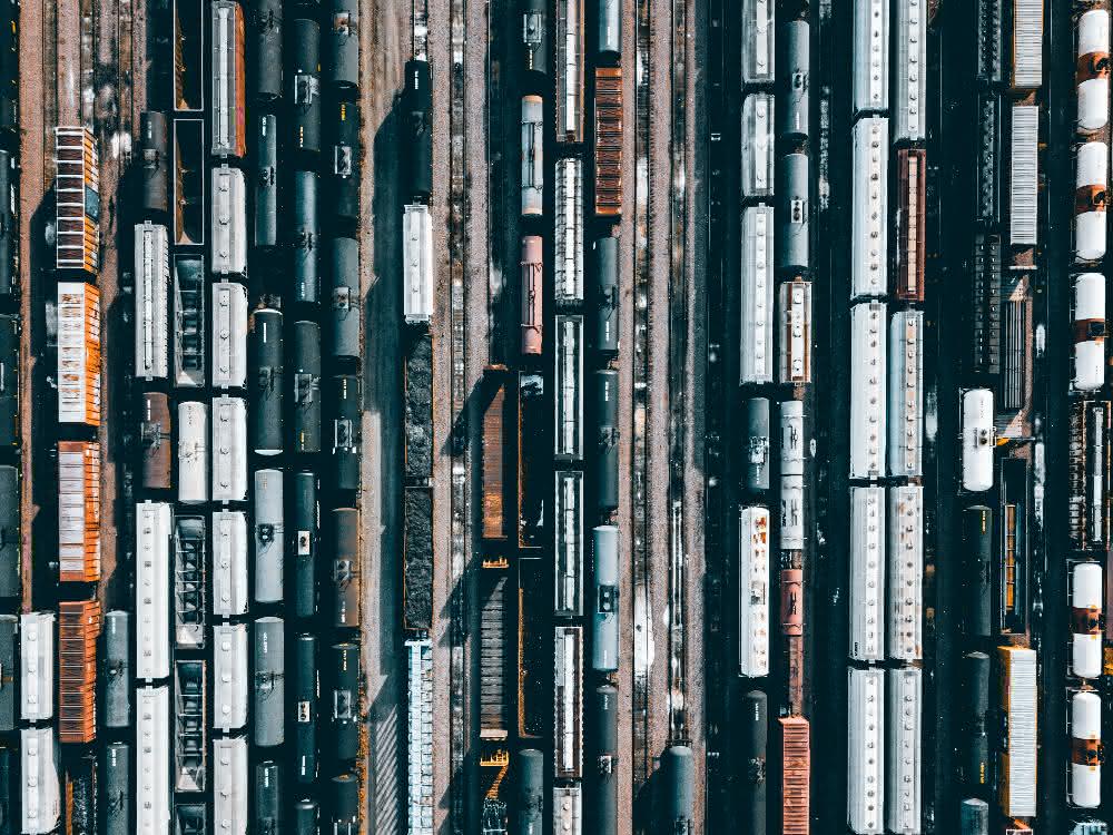 Eisenbahnwaggon digitalisiert Eisenbahnwaggon digitalisiert