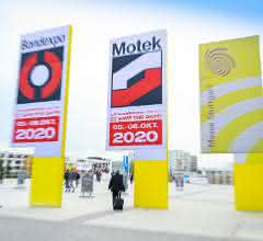 Messe-Ankündigung für 2020 Motek Ausgang 2019