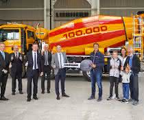Liebherr liefert den 100.000sten Fahrmischer aus