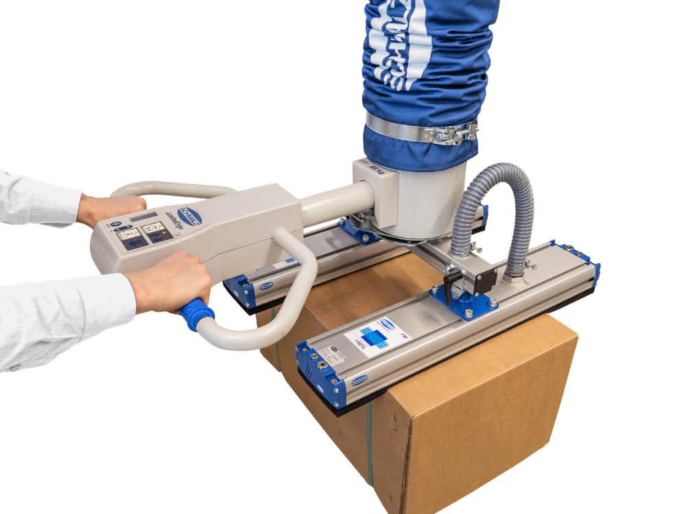 Gripper update for JumboErgo: Schmalz renews surface grippers for vacuum tube lifters