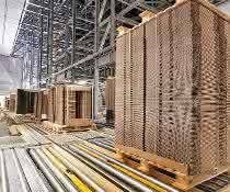 Corrugated board stored efficiently
