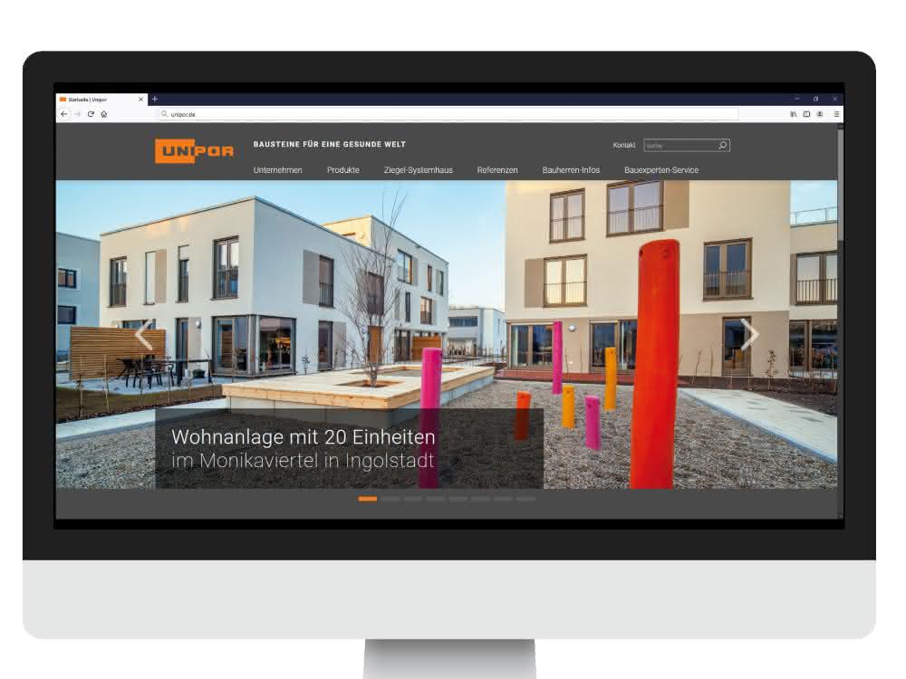 Unipor modernisiert Website