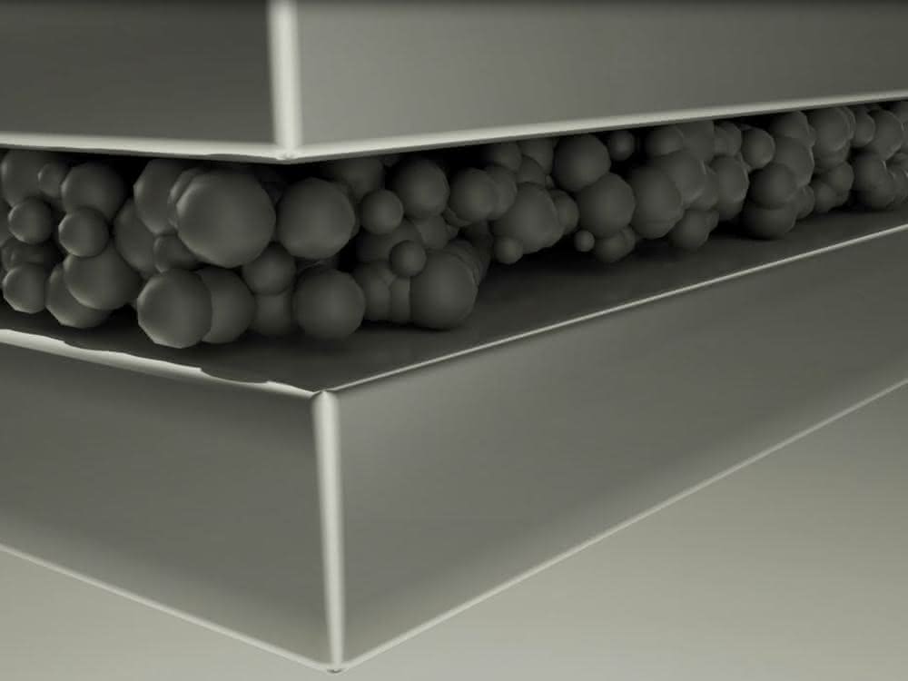 Compacting the powder layers