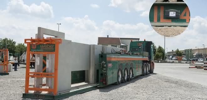 Digitalisierung von Ladungsträgern für Beton-Fertigelemente