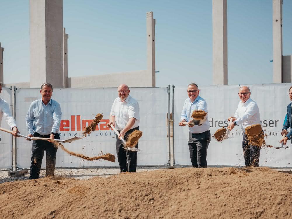 Spatenstich für Logistikzentrum in Wörrstadt Spatenstich für Logistikzentrum in Wörrstadt