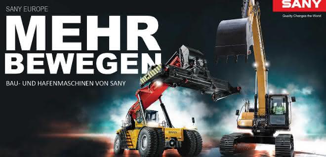 „Mehr bewegen“ – SANY Europe positioniert sich am Markt neu