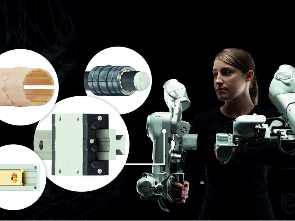 Igus plain bearing exoskeletons