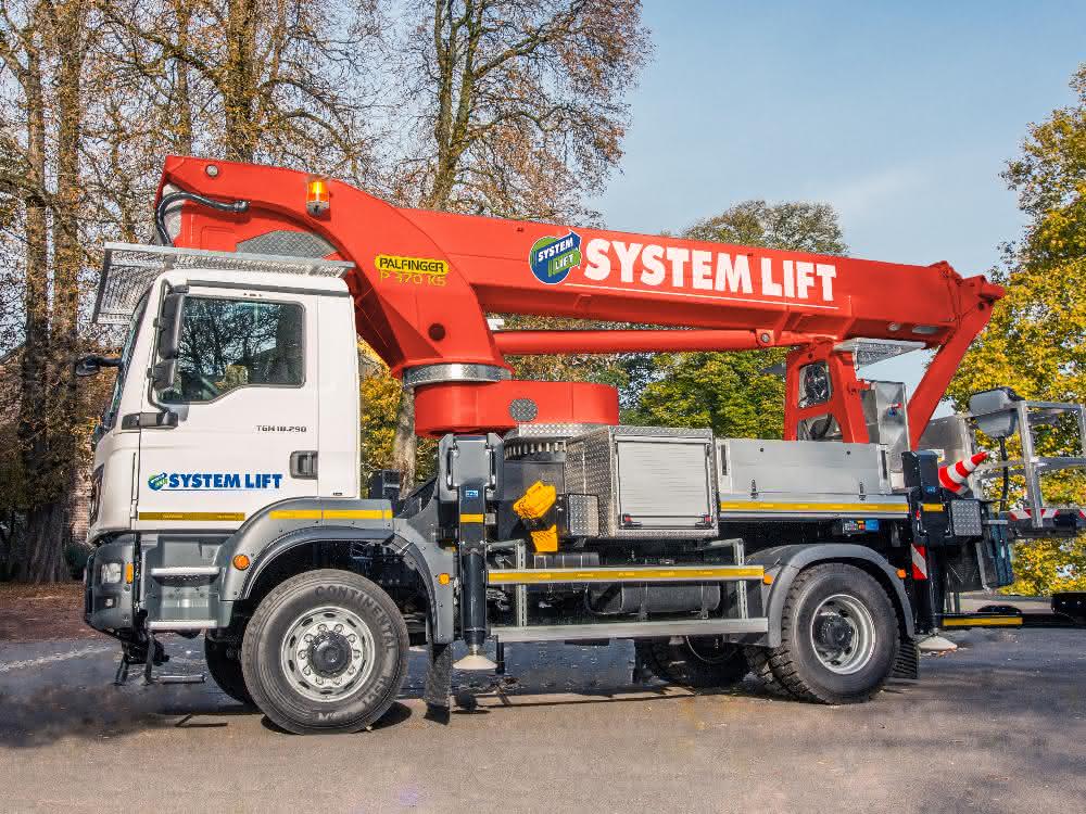 Nutzfahrzeuge: Über 40 Palfinger-Hubarbeitsbühnen für System Lift
