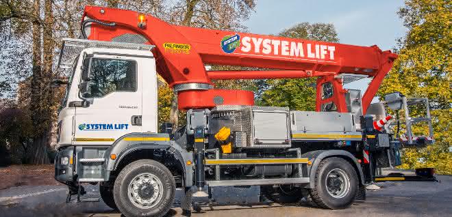 Nutzfahrzeuge: Über 40 Palfinger-Hubarbeitsbühnen für System Lift
