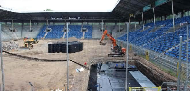 Regenwassernutzungsanlage im Carl-Benz-Stadion Mannheim