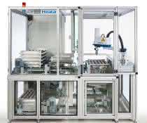 Display: Different applications: Palletizing and depalletizing