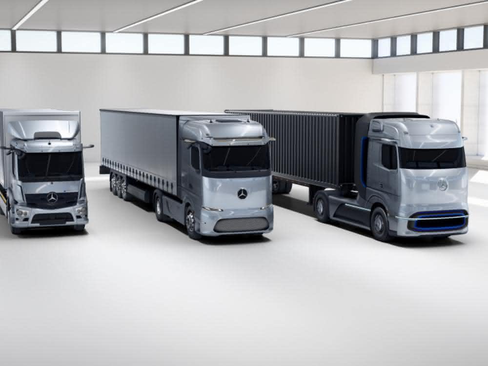 World premiere of the Mercedes-Benz fuel cell truck