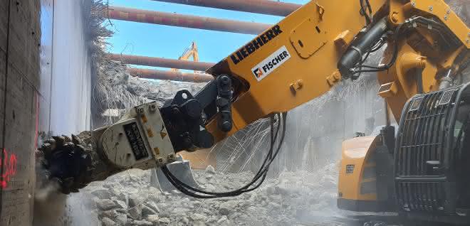 Spezialfräsen eingesetzt: Tunnelabbruch in Etappen