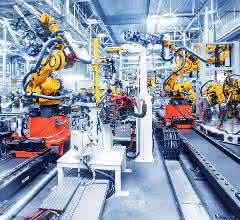 Industrial robots in production