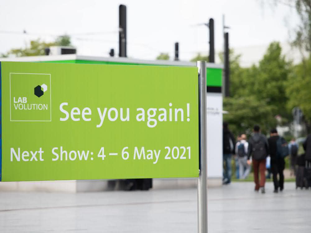 Hinweis auf Labvolution 2021, Bild von der Labvolution 2019