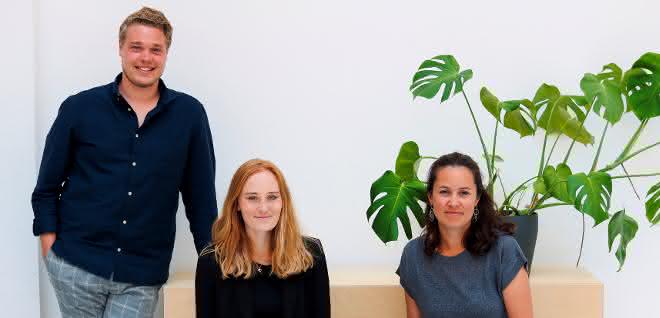 Von links: Sten Küster, Event & Program Coordinator, Svenja Hodel, Communication Manager, und Dr. Petra Runge-Wollmann, Life Science Community Manager bei der "Life Science Factory". Sten Küster, Event & Program Coordinator, Svenja Hodel, Communication Manager, und Dr. Petra Runge-Wollmann, Life Science Community Manager bei der "Life Science Factory".