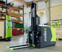 "Intelligent Guided Vehicle (IGV) Agilox counterbalanced trucks