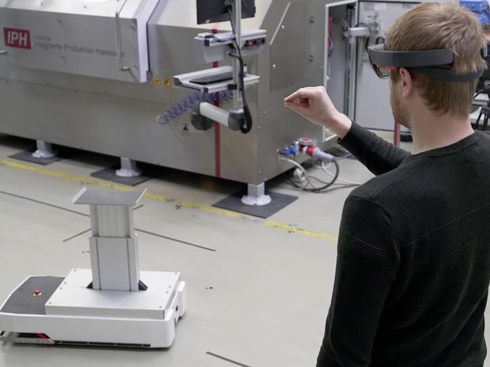 AGV with gesture control