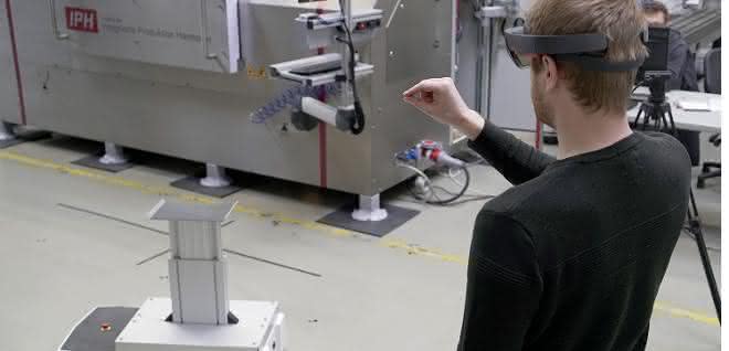 AGV with gesture control