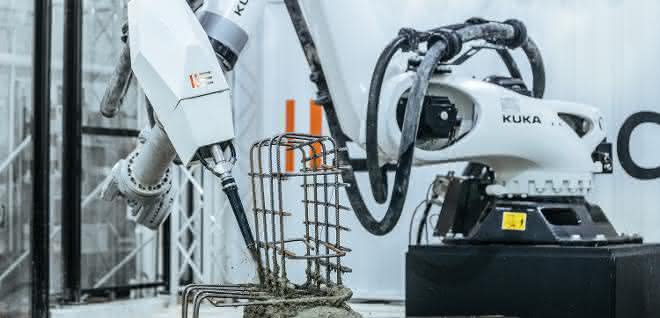 3D printer for concrete components