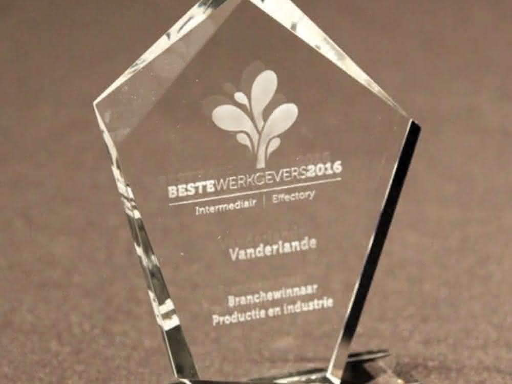 Vanderlande als bester Arbeitgeber ausgezeichnet Vanderlande als bester Arbeitgeber ausgezeichnet
