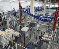 Vanderlande Vollautomatische Depalettierung bei Edeka Südwest Fleisch
