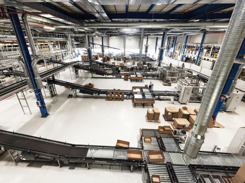 Complex shuttle system from Vanderlande